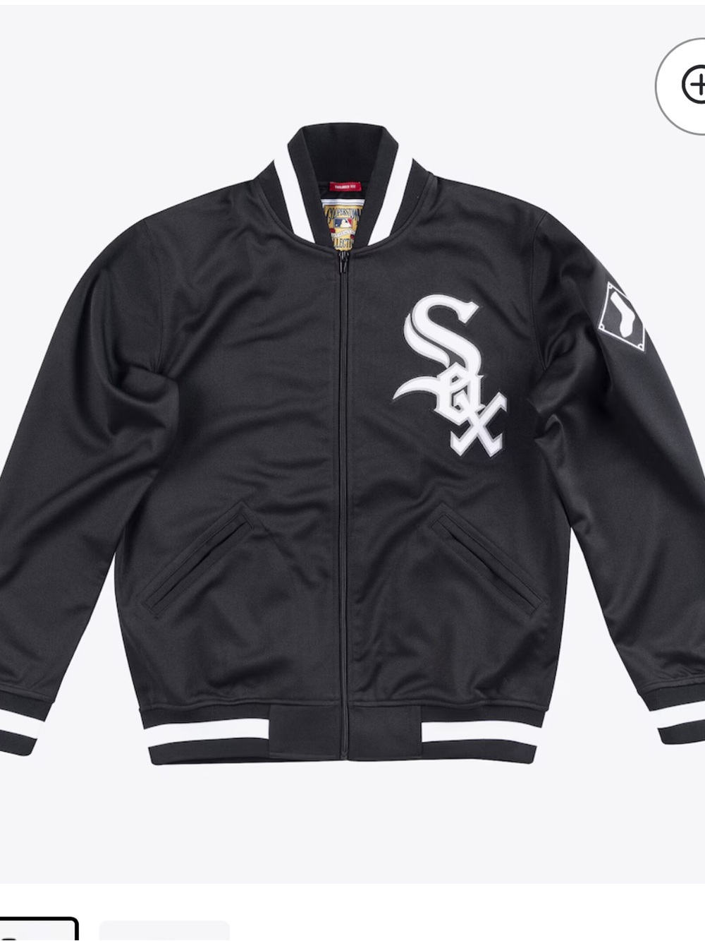 Mitchell & Ness Chicago White Sox 1991 Authentic Batting Practice Zip Jacket
